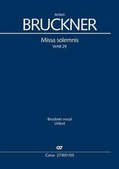 Missa solemnis (Klavierauszug) - Bruckner, Anton