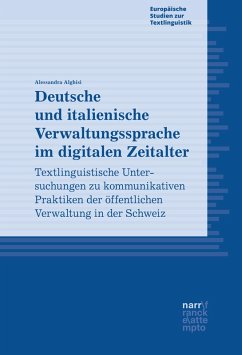 Deutsche und italienische Verwaltungssprache im digitalen Zeitalter (eBook, PDF) - Alghisi, Alessandra