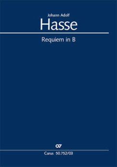 Requiem in B (Klavierauszug) - Hasse, Johann Adolf