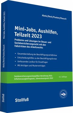 Mini-Jobs, Aushilfen, Teilzeit 2023 - Abels, Andreas;Pauken, Thomas;Deck, Wolfgang