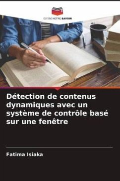 Détection de contenus dynamiques avec un système de contrôle basé sur une fenêtre - Isiaka, Fatima