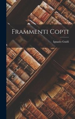 Frammenti copti - Guidi, Ignazio