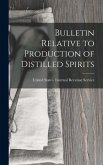 Bulletin Relative to Production of Distilled Spirits