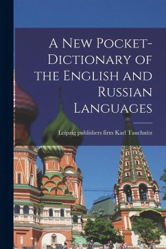 Cover A New Pocket-dictionary of the English and Russian Languages