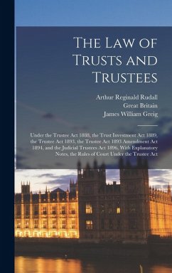 Cover The Law of Trusts and Trustees