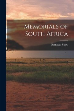 Cover Memorials of South Africa