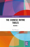 The Chinese Rhyme Tables