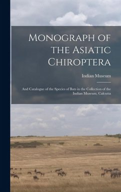 Cover Monograph of the Asiatic Chiroptera