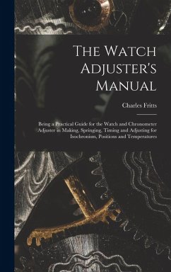 Cover The Watch Adjuster's Manual