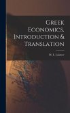 Greek Economics, Introduction & Translation