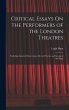 Critical Essays On the Performers of... - Bild 1