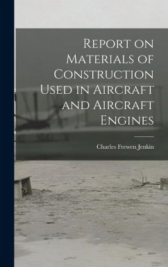 Cover Report on Materials of Construction Used in Aircraft and Aircraft Engines