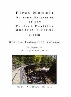 Cover First Memoir, on some Properties of the Perfect Positive Quadratic Forms