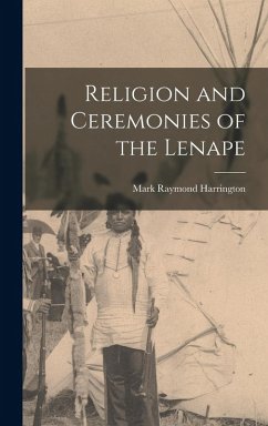 Cover Religion and Ceremonies of the Lenape