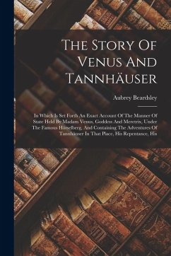 Cover The Story Of Venus And Tannhäuser