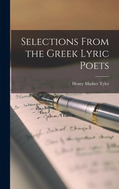 Cover Selections From the Greek Lyric Poets