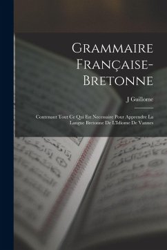 Cover Grammaire Française-Bretonne
