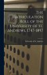 The Matriculation Roll of the... - Bild 1