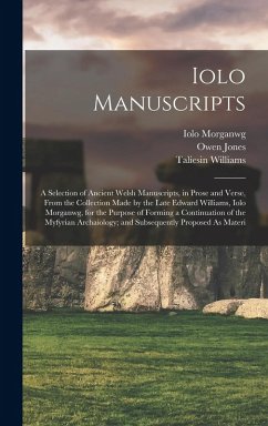 Cover Iolo Manuscripts
