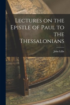 Cover Lectures on the Epistle of Paul to the Thessalonians
