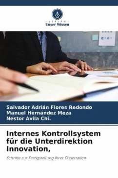 Internes Kontrollsystem für die Unterdirektion Innovation, - Flores Redondo, Salvador Adrián;Hernández Meza, Manuel;Ávila Chi., Nestor