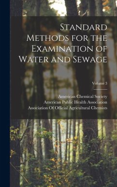 Cover Standard Methods for the Examination of Water and Sewage; Volume 3