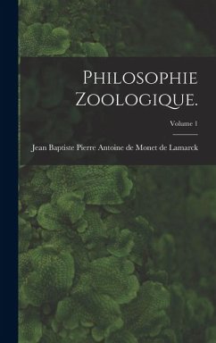Cover Philosophie Zoologique.; Volume 1