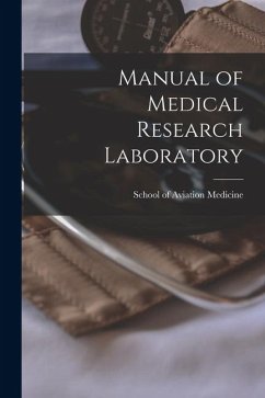 Cover Manual of Medical Research Laboratory