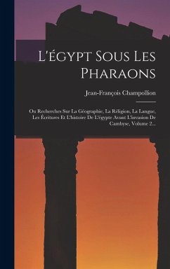 Cover L'égypt Sous Les Pharaons