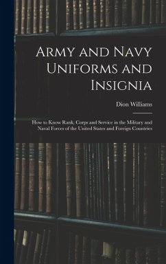 Cover Army and Navy Uniforms and Insignia: How to Know Rank, Corps and Service in the Military and Naval Forces of the United States and Foreign Countries