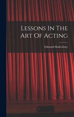Cover Lessons In The Art Of Acting