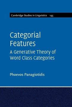 Categorial Features - Panagiotidis, Phoevos