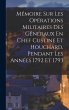 Mémoire Sur Les Opérations Militaires... - Bild 1