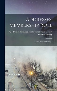 Cover Addresses, Membership Roll; Semi-annual Meeting ..