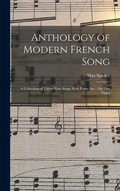 Anthology of Modern French Song Cover Anthology of Modern French Song