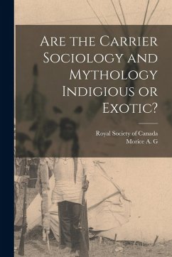 Cover Are the Carrier Sociology and Mythology Indigious or Exotic?