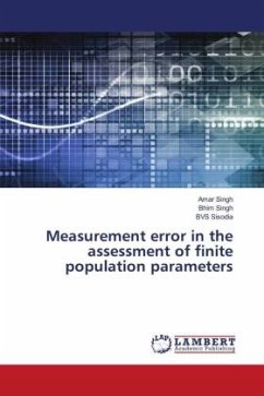 Measurement error in the assessment of finite population parameters - Singh, Amar;Singh, Bhim;Sisodia, BVS