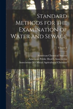 Cover Standard Methods for the Examination of Water and Sewage; Volume 3