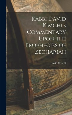 Cover Rabbi David Kimchi's Commentary Upon the Prophecies of Zechariah