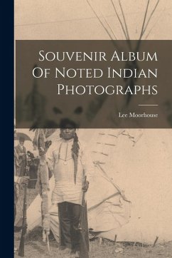 Cover Souvenir Album Of Noted Indian Photographs