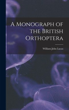 Cover A Monograph of the British Orthoptera