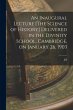 An Inaugural Lecture [The Science of... - Bild 1
