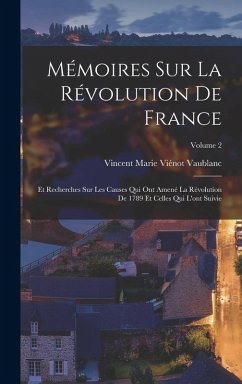 Cover Mémoires Sur La Révolution De France