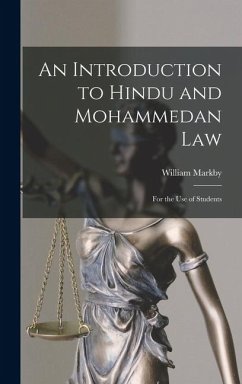 Cover An Introduction to Hindu and Mohammedan Law