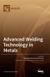 Advanced Welding Technology in Metals - Bild 1