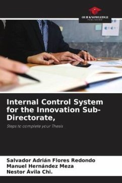 Internal Control System for the Innovation Sub-Directorate, - Flores Redondo, Salvador Adrián;Hernández Meza, Manuel;Ávila Chi., Nestor