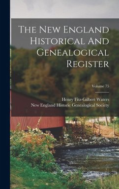Cover The New England Historical And Genealogical Register; Volume 75