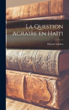 Cover La question agraire en Haïti