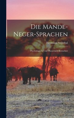 Cover Die Mande-Neger-Sprachen