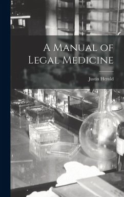 Cover A Manual of Legal Medicine